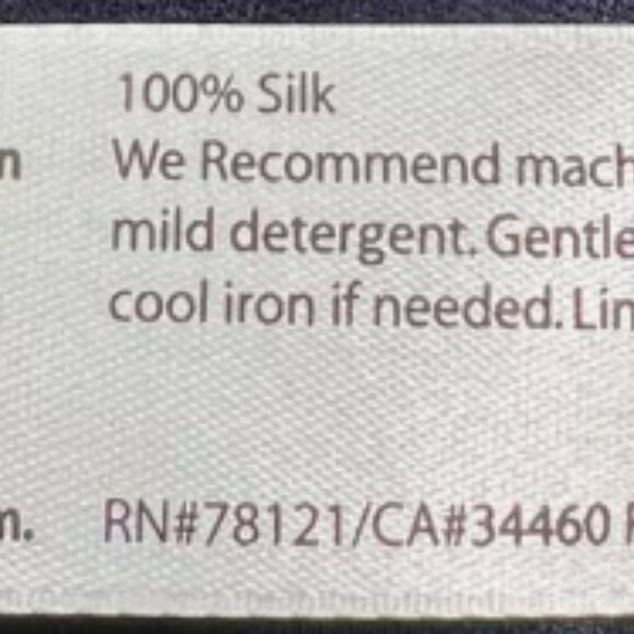 Size Small/Petite Eileen Fisher royal blue silk tunic - Picture 8 of 8